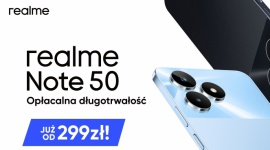 Opłacalna długotrwałość - smartfon realme Note 50 za 299 zł! Biuro prasowe