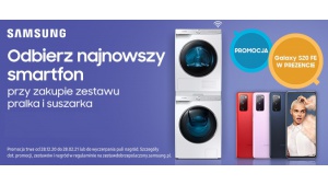 Maksimum korzyści. Kup pralkę oraz suszarkę Samsung i odbierz prezenty Biuro prasowe