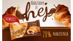 Nowość w portfolio marki Wawel – Croissant z kakaowym nadzieniem