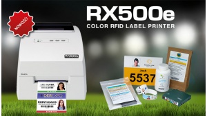 RX500e kolorowa drukarka do etykiet RFID Biuro prasowe