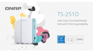 QNAP prezentuje model TS-251D—multimedialny NAS ze złączem PCIe