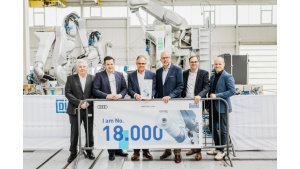 Robot numer 18 000 firmy Dürr będzie lakierować pojazdy w Ingolstadt Biuro prasowe