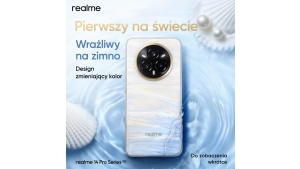 realme prezentuje 14 Pro - smartfon zmieniający kolor pod wpływem zimna Biuro prasowe