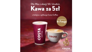 Kawa za 5 zł! Specjalna oferta dla Gości kawiarni Costa Coffee