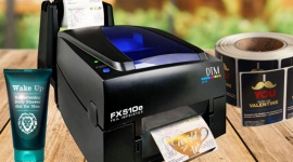 FX510e - Nowy system do pozłacania etykiet firmy DTM Print.