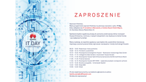 Huawei Enterprise zaprasza na IT Day