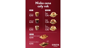 Oferta „Niska cena cały rok w Costa Coffee Biuro prasowe