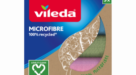 Vileda wprowadza na rynek nową ściereczkę z mikrofibry w 100% z recyklingu