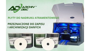 Najtrwalsze nośniki danych CD/DVD ArchivDisc™ i ArchivDisc Pro™