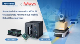 Autonomiczne roboty mobilne: Advantech nawiązuje partnerstwo MOV.AI