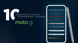 Motorola świętuje 10 generacji smartfonów serii moto g