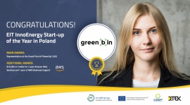 Innowatorzy zrównoważonego rozwoju - Polski Greenbin.app z tytułem Startupu Roku