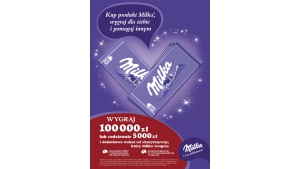 Milka rusza z wyjątkową loterią „Wygrywaj i pomagaj z Milką” Biuro prasowe
